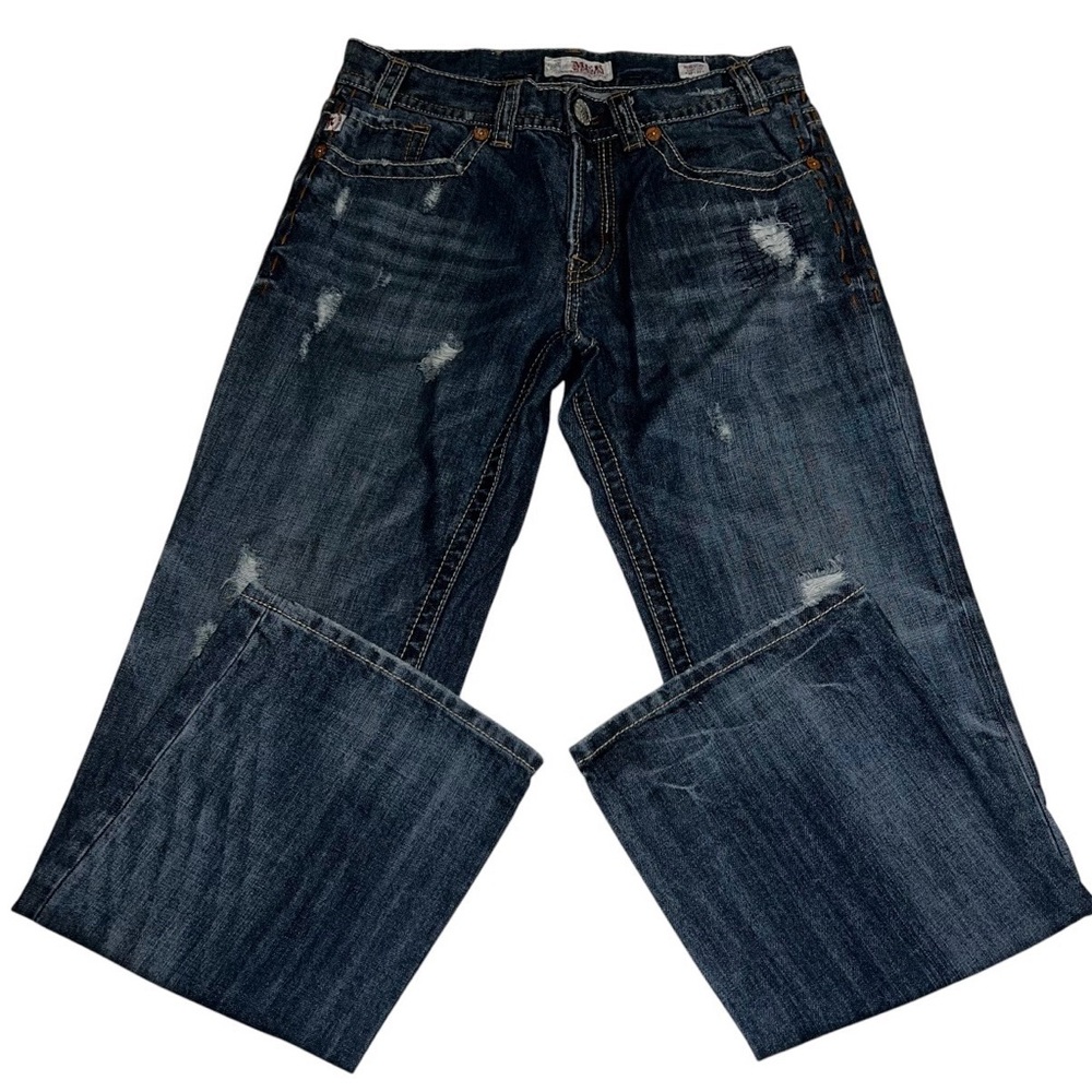 MEK Denim Jeans Mens 33”x32” Mazatlan Boot Cut Button